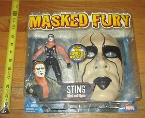 Figura de lucha libre NWA TNA Impact Marvel Sting Masked Fury 2006 máscara WWE AEW WCW - Imagen 1 de 6