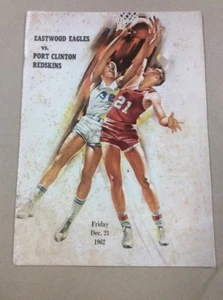 Original Basketball Program Eastwood Vs. Port Clinton 1962 INV-P1149 - Picture 1 of 5