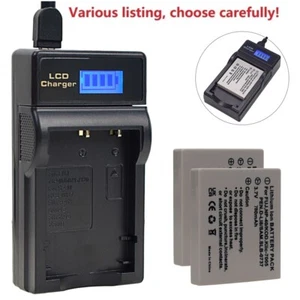 Battery or USB charger For D-LI8 Pentax Optio S S4 S4i S5i S5n S5z S6 S7 SV SVi - Picture 1 of 35