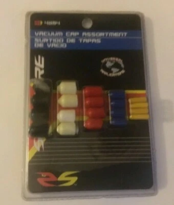 NEW SPECTRE Vacuum Cap Assortment -4254 - 20 pack 1/8" 3/16" 1/4" 5/16" 3/8" NWT - Imagem 1 de 2