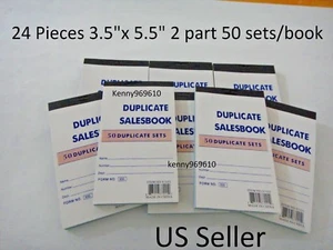 24X-Verkaufsbuch Bestellbeleg Rechnung CO2 ohne 50 Sets 3,5"x5,5" US-Verkäufer  - Bild 1 von 5