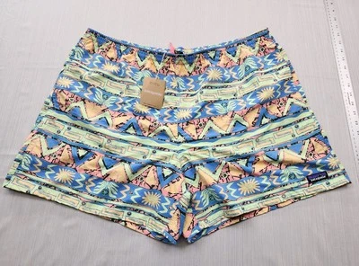Nuevo Bañador Pantalones Cortos Patagonia Para Hombres 2XL Bolsos 5" Forrados High Hopes Geo Foto 1 de 4