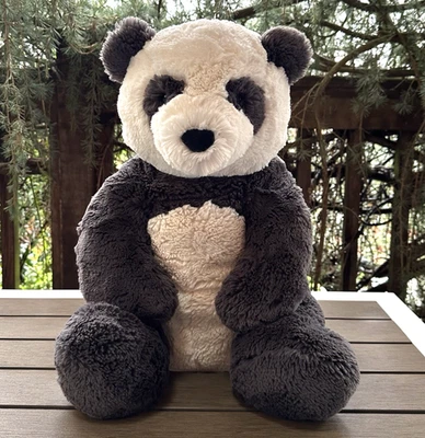 Jellycat HUGE Harry Panda Cub Plush Stuffed Animal Grey White HA1PC 20.5" Used - Image 1 of 4