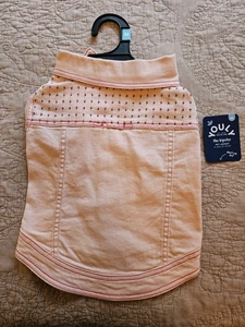 Youly The Hipster Pet Jacket rosa denim 16-18" cane gatto, prezzo al pubblico consigliato $24,99, Medium - Foto 1 di 4