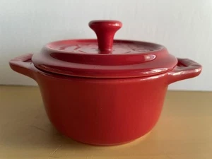 STAUB Mini Cocotte / Ramekin CHERRY Red 8 oz Appears UN-USED - Picture 1 of 1