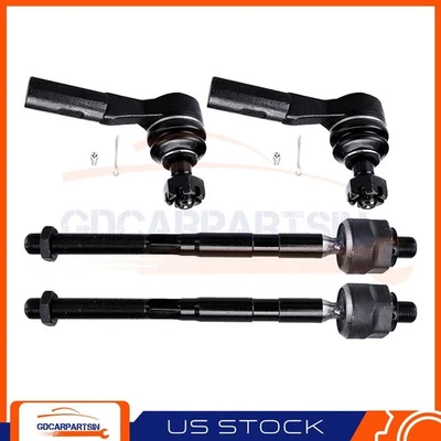 Nuevo kit de dirección de marca extremos de varilla de amarre interior exterior para GMC Canyon 2006-2007 4 pares Foto 1 de 4