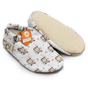 Kokopatik Organische Baumwolle Baby Hausschuhe rutschfest Neugeborene Bärenblume - Bild 1 von 97