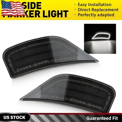 侧标记灯白色 LED 适用于 21-23 凯迪拉克凯雷德雪佛兰郊区 GMC 育空 — 第 1/4 张图片