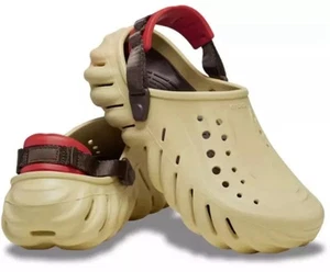 Crocs Echo Clog Sesame Tan Adult 207937-0HX Size Men’s 13 NEW - Picture 1 of 6