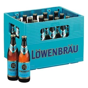 Löwenbräu Münchner HELL ORIGINAL 0,5L Flasche, 20er Pack (20x0,5L) Mehrweg-Pfand