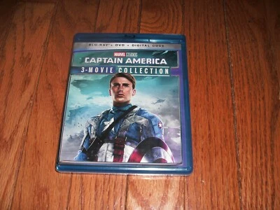 Brand New Sealed. Captain America trilogy on Blu-ray/DVD combo. 1, 2 & Civil War - Image 1 of 2