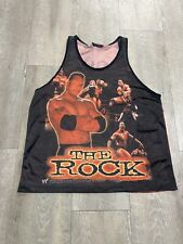 Vintage WWF 1999 The Rock Attitude Wrestling Jersey Size XL 