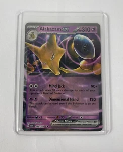 Juego de Cartas Coleccionables Pokémon Alakazam EX Escarlata y Violeta-151 065/165 Holo Doble Raro - Imagen 1 de 10