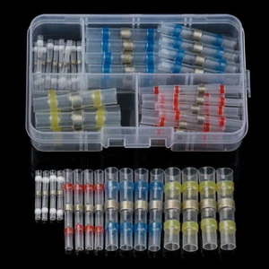 200pcs Heat Shrink Electric Vehicle-to-Wire Connector Cable Terminal Routing Cli - Picture 1 of 8