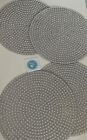 Set of 4 Sparkles Home Placemats Chargers Montaigne Pearls Sparkly Festive New