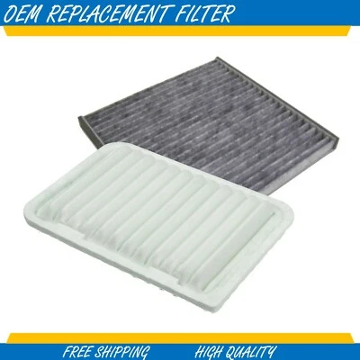 CARBON CABIN & ENGINE AIR FILTER COMBO FOR LEXUS ES300 3.0L ENGINE 2002 - 2003 - Image 1 of 4