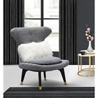 Chic Home Cheverny Accent Club Chair Two-Tone Textured Blue Modern & Contemporar