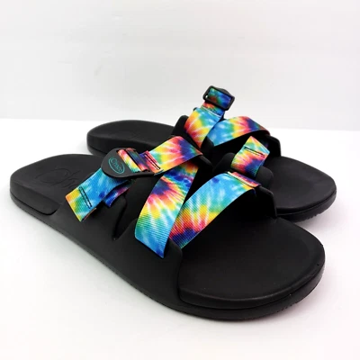 Chaco Chillos 男式 13 码深领带染料懒人鞋户外运动拖鞋凉鞋 — 第 1/4 张图片