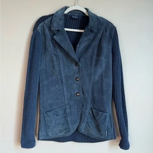 Blue Willi's Gr. XL Pullover Wildleder dunkelblau Dänemark 100% Baumwolle, - Bild 1 von 9