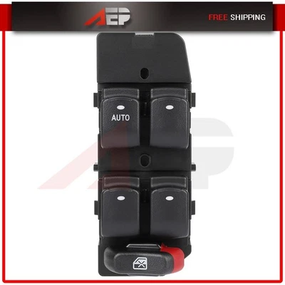 Interruptor de ventana delantero lado del conductor para Chevrolet Malibu 2008 2009 2010 2011 2012 Foto 1 de 4