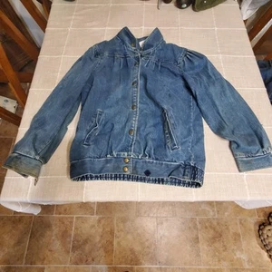 Vintage HEAD WINDS Damen Medium Jeans Bomberjacke - Bild 1 von 14