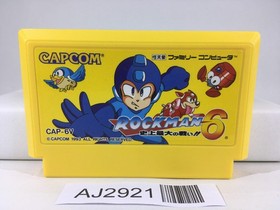 AJ2921 Rockman 6 MegaMan Nintendo Famicom NES Japan