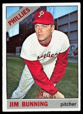 Jim Bunning 1966 Topps #435 Foto 1 de 2