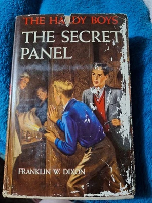 Vtg Hardy Boys THE SECRET PANEL Franklin W.Dixon~1946~#25~Hardcover~DJ~#1757 Foto 1 de 4