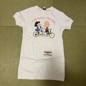 MARC JACOBS Snoopy Kids Dress White Peanuts Collab Size 4–5Y Summer Girl Used - Picture 1 of 12