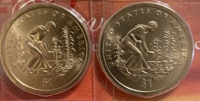 Dólar Sacagawea 2009 P+D sin circular de conjuntos como nuevo de Estados Unidos Foto 1 de 3