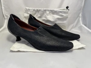 Donald J Pliner I 2 Good Kitten Pump Heels Womens 8 1/2 N Black Leather - Picture 1 of 9