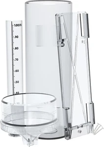 Precise Rain Gauge with Mounting Bracket For All Weather Conditions - Picture 1 of 14
