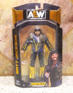 Figura de acción AEW Matt Jackson colección inigualable serie 7 Jazwares NUEVO - Imagen 1 de 5
