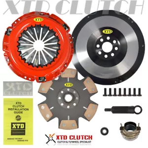 STAGE 4 CERAMIC CLUTCH & SUPER LITE FLYWHEEL KIT SUPRA BASE SC300 I6 2JZGE W58 - Picture 1 of 6