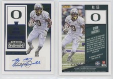 2016 Panini Contenders Draft Picks Blue Foil Byron Marshall #156 Rookie Auto RC