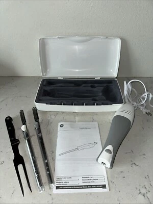 Juego de Tallado GE Modelo 106612 Estuche de Almacenamiento Eléctrico Completo Manual Probado Foto 1 de 4