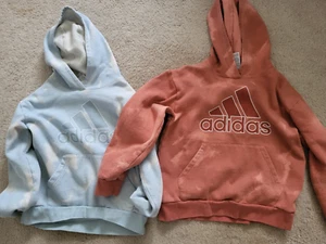 Lot of 2 Adidas Boys Hoodies - Size Youth M Medium - Picture 1 of 3