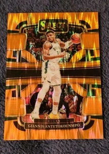 2023-24 Panini Select Giannis Antetokounmpo Orange Shimmer Concourse - Bild 1 von 2