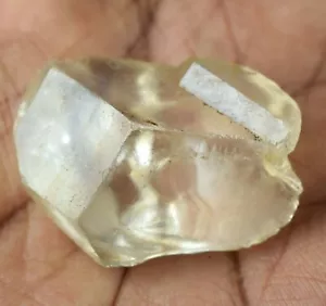 Natürlicher brasilianischer gelbgoldener Topas 97 Karat Edelstein grob zertifiziert E6232 - Bild 1 von 9