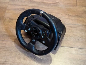 Wheel ONLY Logitech G920 Driving Force steering racing wheel for Xbox PC READ B - Afbeelding 1 van 21