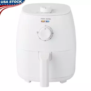 2.2Qt Compact Air Fryer W/ Automatic Shutoff Nonstick Easy Clean Timer White New - Foto 1 di 7