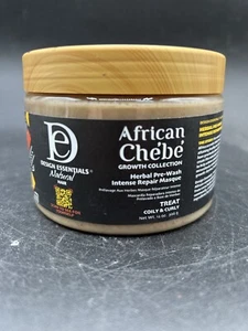 Mascarilla reparadora intensa Design Essentials African Chebe herbal prelavado 12 OZ - Imagen 1 de 6