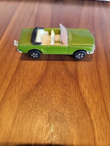 Vintage Playart Ford Mustang DieCast 1/64 Hong Kong Green Convertible. - Picture 1 of 7