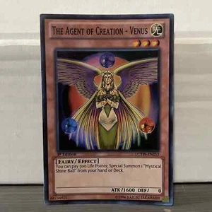 1ST EDITION THE AGENT OF CREATION-VENUS 1996 LCYW-EN253 YUGIOH CARD (LP/MP) - Picture 1 of 2