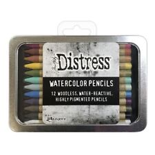 Tim Holtz Distress Watercolor Pencils 12/Pkg-Set 1