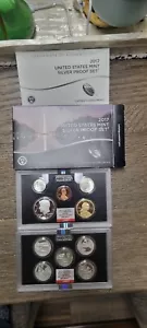 2017 US MInt Silver Proof Set - 10 Coins - With Box And COA NGC GEM PROOF - Picture 1 of 2