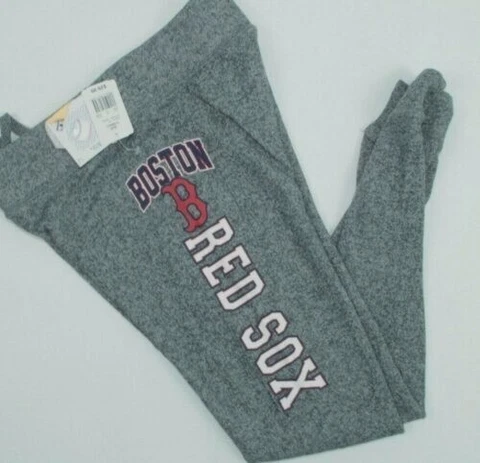 MLB Boston Red Sox Women's Activewear Capri Jogger Pants Heather Gray Size XS Cover
