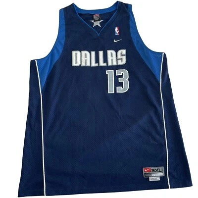 Camiseta deportiva vintage 2001 Nike Steve Nash Dallas Mavericks NBA XXL Foto 1 de 4