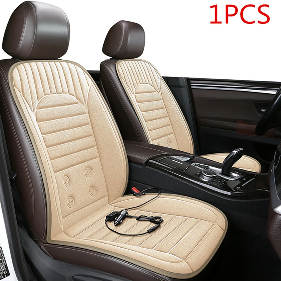 Car Seat Fast Heating Cushion Winter Warmer Cover With Temperature Adjust Switch - Image 1 of 4