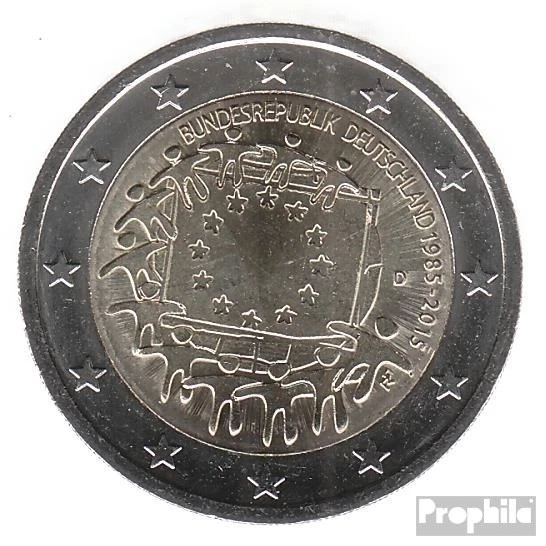 FRD (FR.Germany) 2015 D uncirculated UNC reissue: 6 million. uncirculated UNC 20 - Image 1 of 1